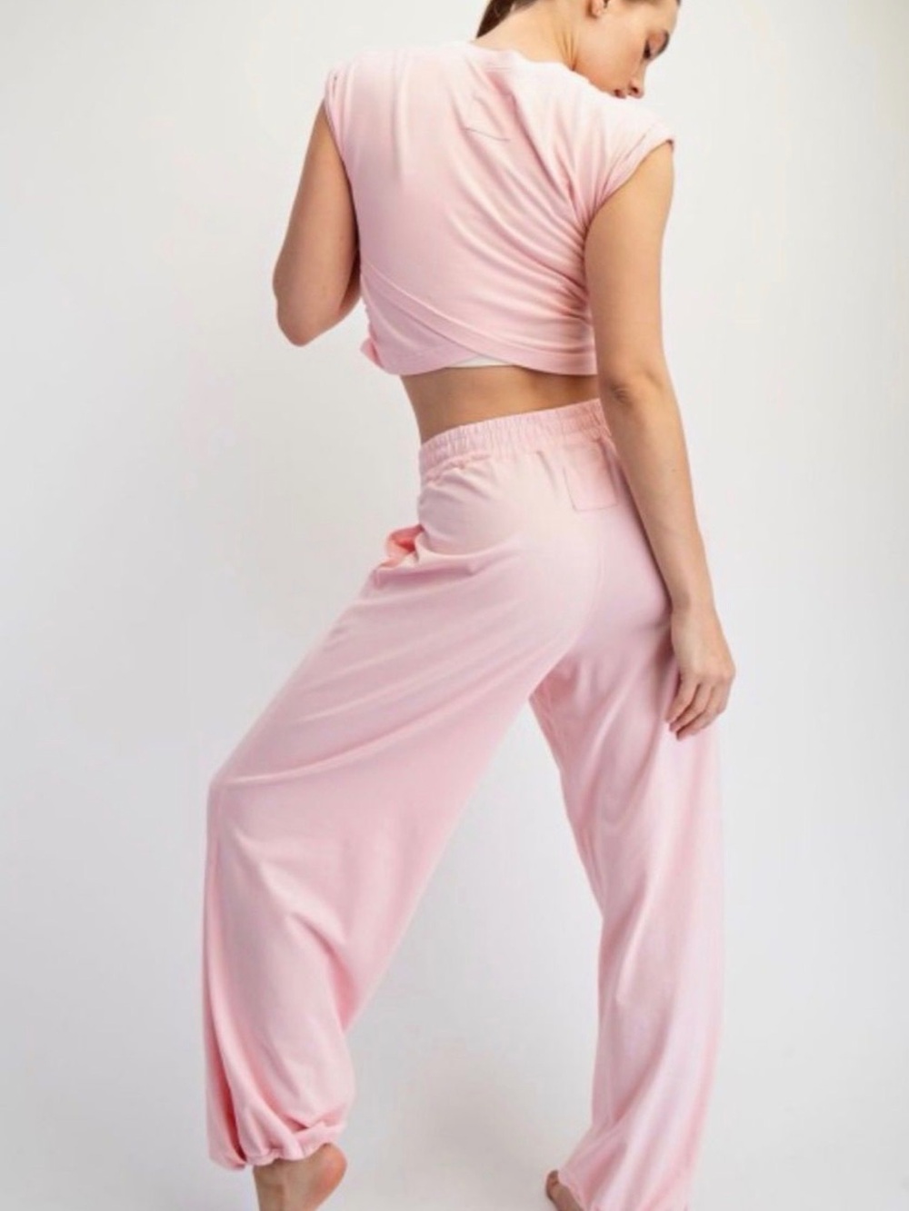 NWT: Rae Mode Crossover Set, Medium, Pink
